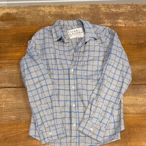 Frank & Eileen Gray and Blue Plaid Men's Shirt